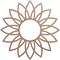 Ekena Millwork Daisy Wood Fretwork Pierced Ceiling Medallion, Wood (Paint Grade), 20"OD x 7"ID x 3/8"T CMWP20X20X0375DAMF - alternate 1